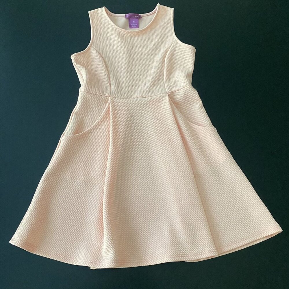 AQUA Brand Pink Skater Dress Size S (7/8)